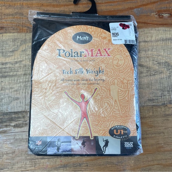 Polar Max Technical BASE LAYER Pants size Large New with package - Picture 3 of 7